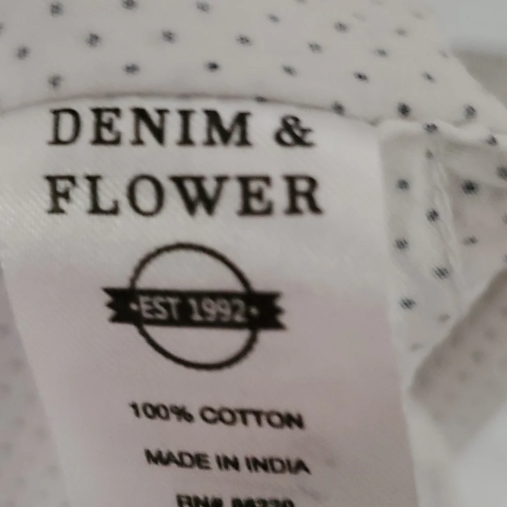 Denim & Flower Pineapple short sleeve shirt - Picture 7 of 8